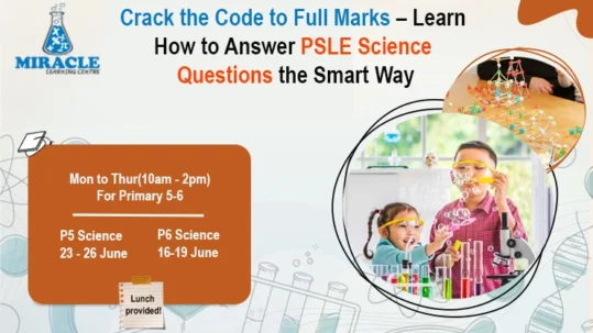 Image 19: PSLE Science Ace Open Ended Questions!